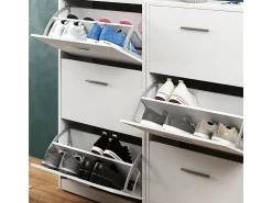 Zapatera abatible blanco 59x22x169.5 gizmo