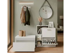 Zapatera abatible blanco 80x39x90 orlando