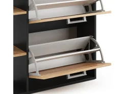 Zapatera abatible oro power roble/antracita 24.5x80x90 orlando
