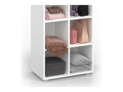 Zapatera blanco 54.2x33.3x183.3 paris
