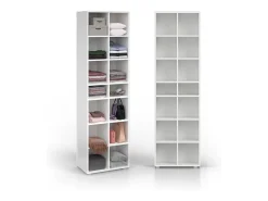 Zapatera blanco 54.2x33.3x183.3 paris