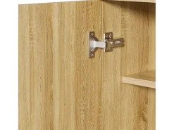 Zapatero 3 puertas - Textura vertical - Color madera