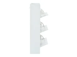 Zapatero 70 x 24 x 120 cm con 6 compartimentos - Blanco