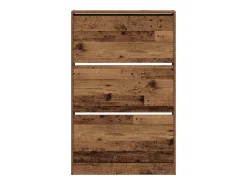 Zapatero antiguo de madera 80x21x125,5 cm en madera de ingeniería