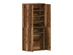 Zapatero antiguo de madera 80x39x180 cm Madera de ingeniería