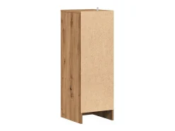 Zapatero artesanal de roble 32x35x92cm madera de ingeniería