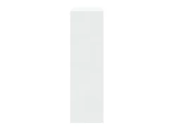 Zapatero Blanco brillo 63x24x81 cm Madera de ingeniería