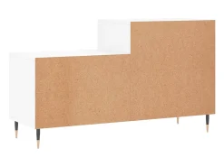 Zapatero Blanco brillo 102x36x60 cm Madera de ingeniería