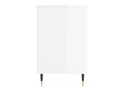 Zapatero Blanco brillo 102x36x60 cm Madera de ingeniería