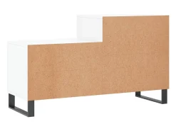 Zapatero Blanco brillo 102x36x60 cm Madera de ingeniería
