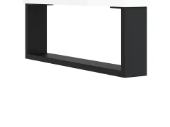 Zapatero Blanco brillo 102x36x60 cm Madera de ingeniería