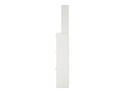 Zapatero blanco con 3 puertas y 8 ganchos - Ideal para entradas y pasillos