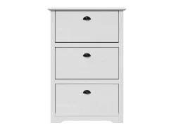 Zapatero blanco 80x35x118 cm