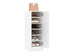 Zapatero blanco 32x35x92 cm Aglomerado