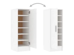 Zapatero blanco 32x35x92 cm Aglomerado