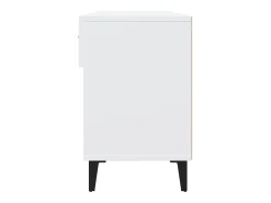 Zapatero blanco 102x35x55 cm Madera contrachapada