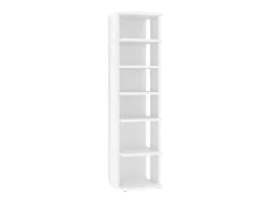 Zapatero blanco 27,5x27x102 cm Madera contrachapada