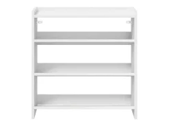 Zapatero blanco 60x25x62 cm madera contrachapada