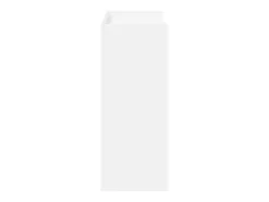 Zapatero blanco 60x25x62 cm madera contrachapada