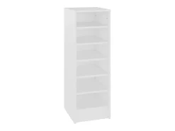 Zapatero blanco 31,5x35x90 cm Madera contrachapada