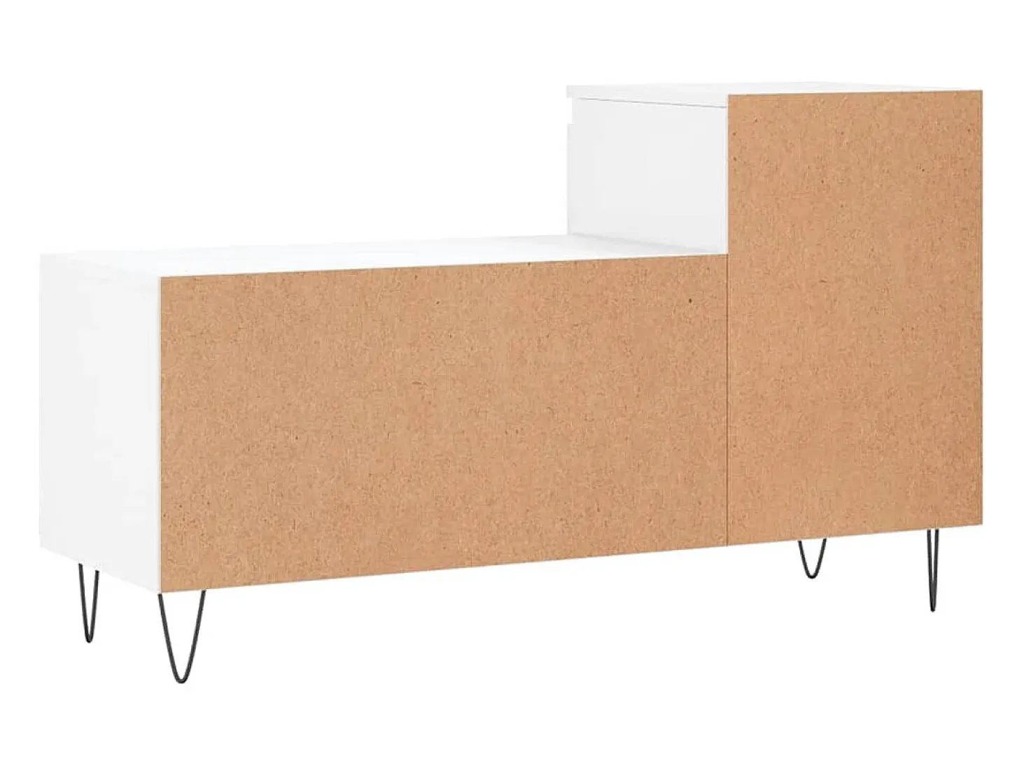 Zapatero blanco 102x36x60 cm Madera contrachapada