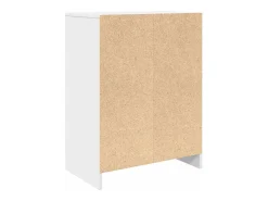 Zapatero blanco 57x34x76 cm madera contrachapada