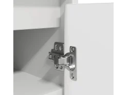 Zapatero blanco 57x34x76 cm madera contrachapada
