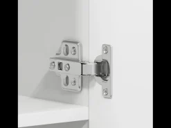 Zapatero blanco 80x35,5x180 cm Madera contrachapada