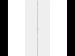 Zapatero blanco 80x35,5x180 cm Madera contrachapada