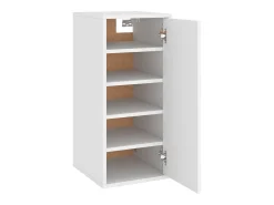 Zapatero blanco 32x35x70 cm Madera contrachapada