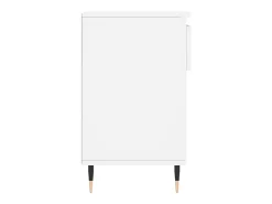 Zapatero blanco 102x36x60 cm Madera contrachapada