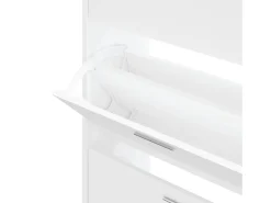 Zapatero blanco 63x24x103 cm Madera contrachapada