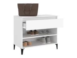 Zapatero blanco 70x36x60 cm Madera contrachapada