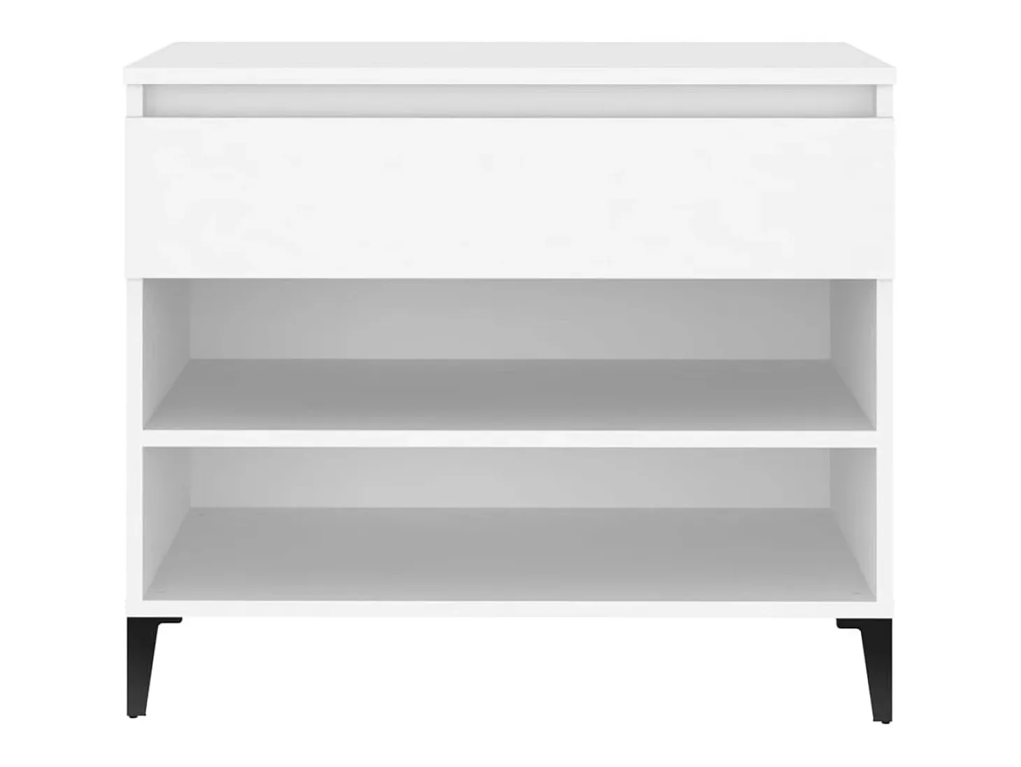 Zapatero blanco 70x36x60 cm Madera contrachapada
