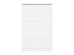 Zapatero blanco 80x21x125,5 cm madera contrachapada