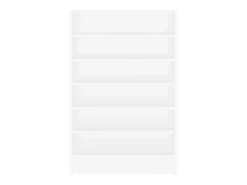Zapatero blanco 60x35x92 cm Madera contrachapada