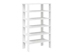 Zapatero blanco 61x32x105 cm madera de ingeniería