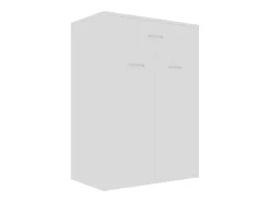 Zapatero blanco 60x35x84 cm Madera contrachapada