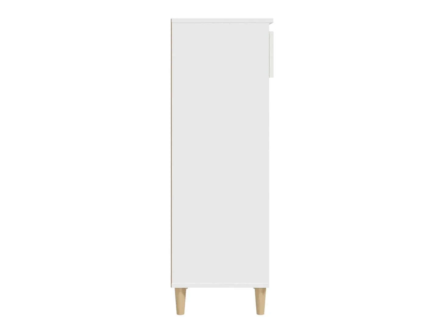 Zapatero blanco 40x36x105 cm Madera contrachapada