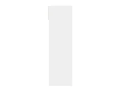 Zapatero con 2 cajones abatibles, blanco, 80x34x116 cm