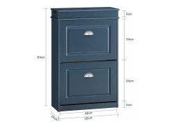 Zapatero con 2 Puertas Organizador para Zapatos FSR78-B SoBuy ES