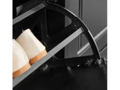 Zapatero con 4 Puertas Organizador para Zapatos 105 x 24 x 82 cm ES Negro FSR79-SCH SoBuy ES