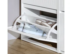 Zapatero Con 3 Solapas Blanco FSR165-H-W SoBuy