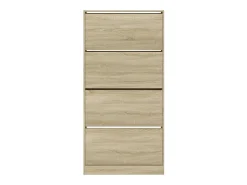 Zapatero de 4 cajones de roble Sonoma