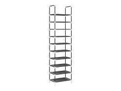 Zapatero de 10 niveles 44x28x180 cm tela no tejida