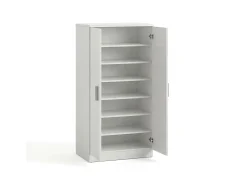 Zapatero de 2 puertas en blanco mate 55x108 cm Liam Blanco Artik (Blanco Mate)