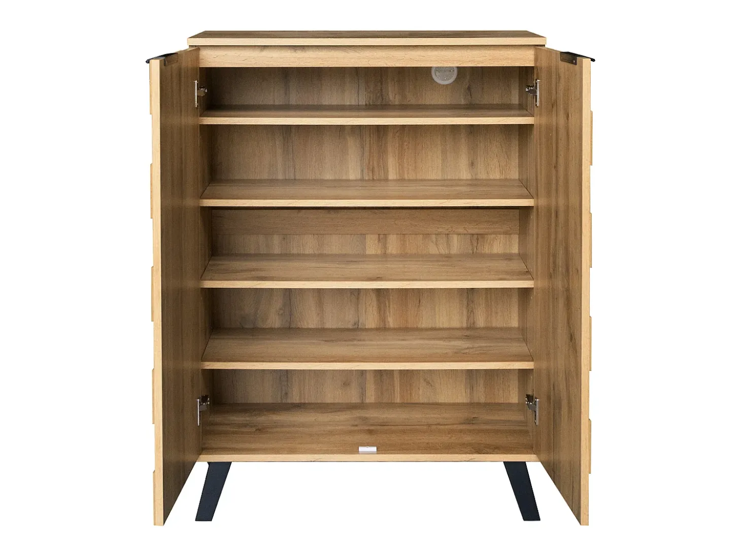 Zapatero de madera, 5 niveles, estantes regulables Mueble pasillo 80,5 x 35 x 109,5 cm