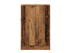 Zapatero de madera antiguo 60x35x92 cm madera contrachapada