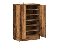 Zapatero de madera antiguo 60x35x92 cm madera contrachapada