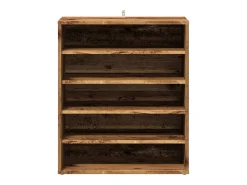 Zapatero de madera antiguo 60x35x70 cm madera contrachapada